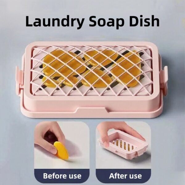 High elastic mesh soap foaming box for bathroom non-slip multifunctional hands-free rubbing