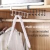Kitchen Storage Rack Hook Rack, Punch-Free, Spatula and Spoon Hanger, Under-Cabinet Hook Hanging