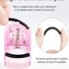 Portable eyelash curler for beginners with long-lasting curling and shaping