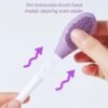 Double-headed silicone mask brush face cleansing massage brush mud mask smear face homemade soft mask tool special brush