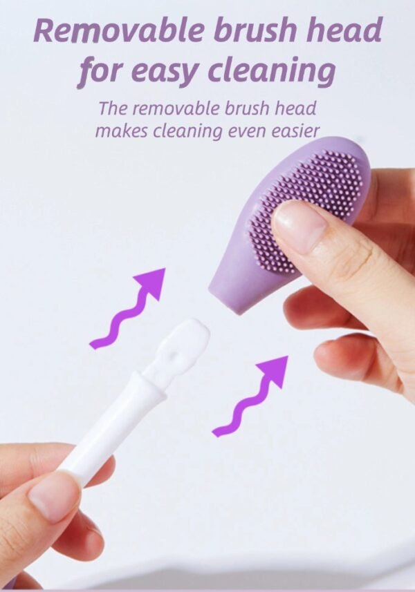 Double-headed silicone mask brush face cleansing massage brush mud mask smear face homemade soft mask tool special brush