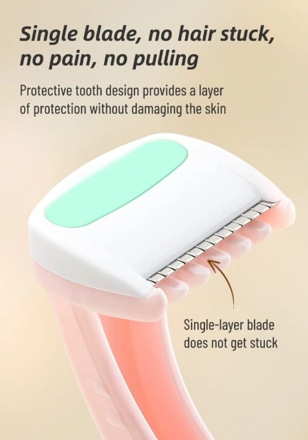 Mini portable beginner hair removal razor for armpit, leg, bikini, hand and hair removal