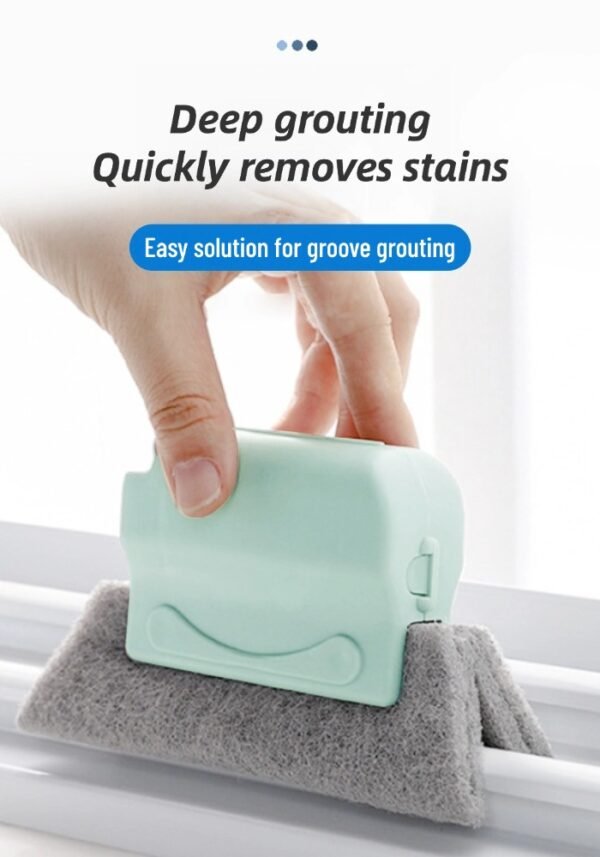 Window gap cleaning brush tool household cleaning door and window groove cleaning dead corner brush window cleaning artifact