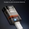 120W USB female to TYPE-C male fast charging adapter suitable for USB flash drive transfer OTG10G adapter