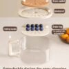 A Food-Grade Thickened Multifunctional Fruit and Vegetable Drainer with Lid