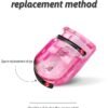 Portable eyelash curler for beginners with long-lasting curling and shaping