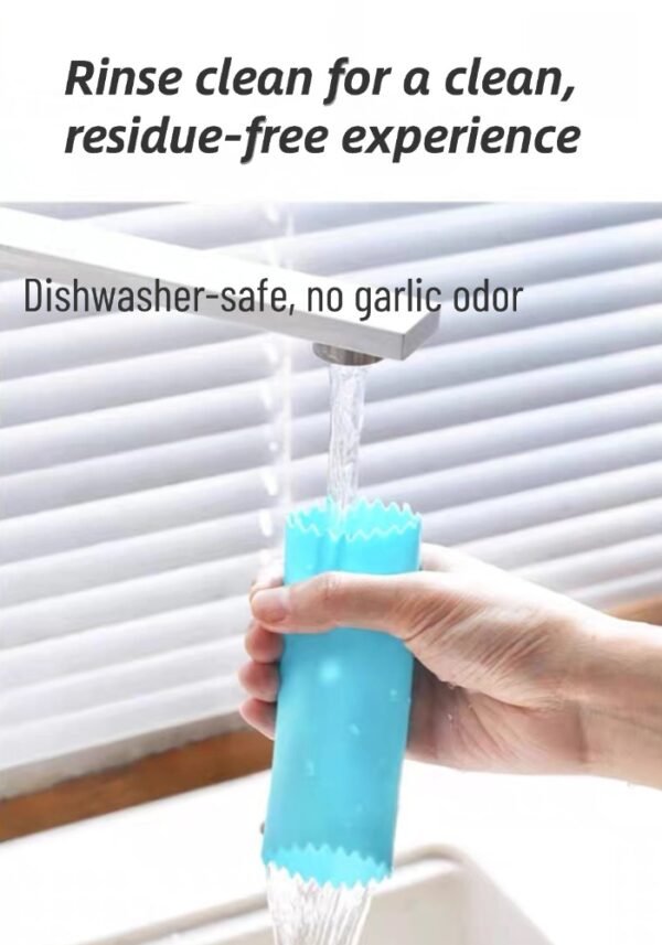 Garlic peeling tool, peeled garlic, garlic cloves, silicone peeler, household kitchen gadgets