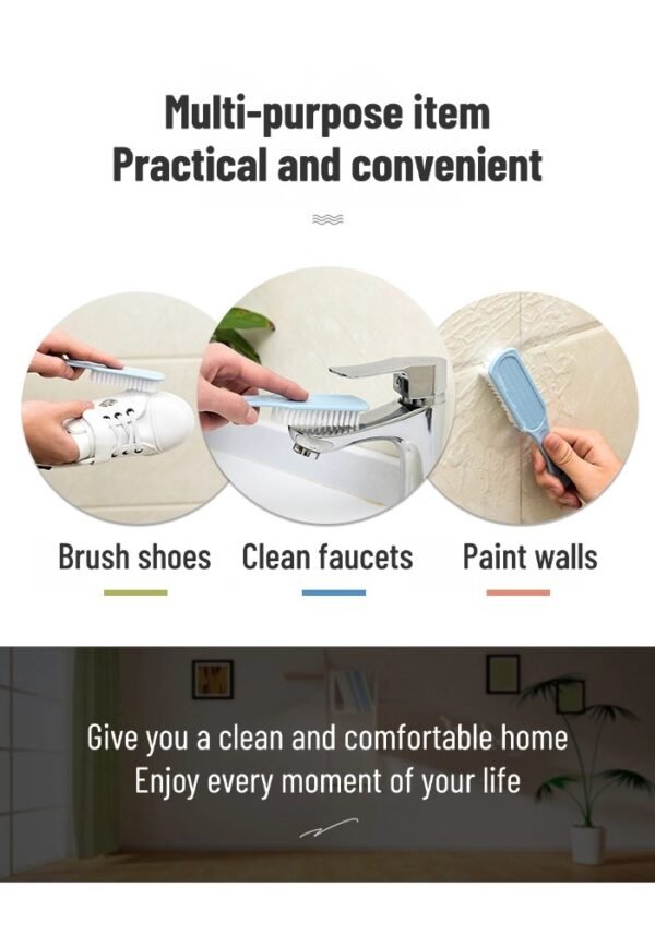 详情图2 Multifunctional brush for washing shoes, strong shoe cleaning, soft plastic brush, laundry brush, soft shoe brush