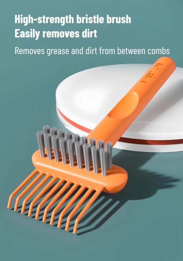 Air cushion comb cleaning brush comb cleaning claw tool to clean hair air bag comb cleaning artifact