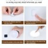 Human body intelligent induction charging induction night light bedside lamp wardrobe aisle induction light