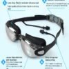 High-definition, anti-fog, waterproof, professional electroplated swimming goggles