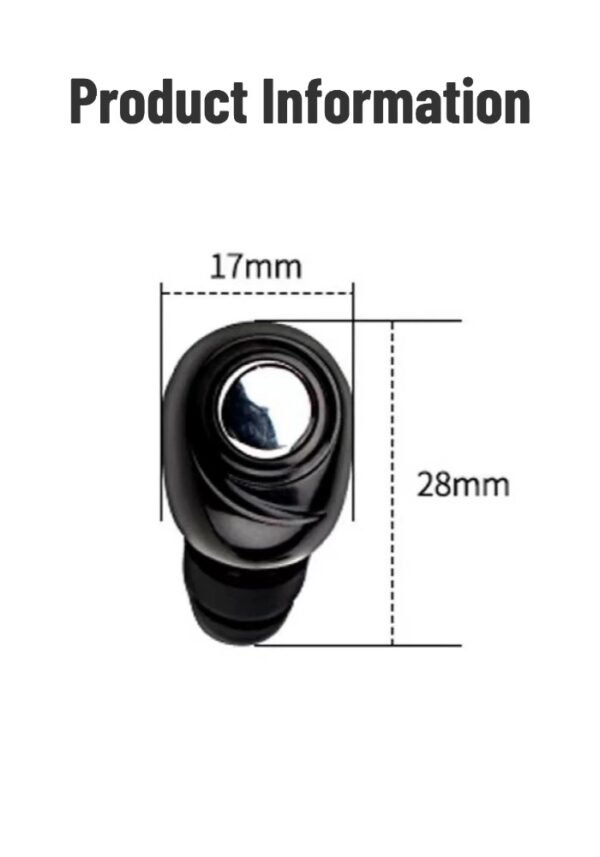 Wireless single-ear Bluetooth headset mini ultra-small sports invisible long standby