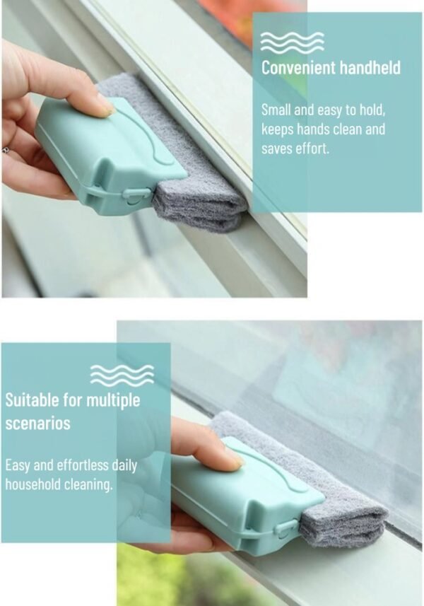 Window gap cleaning brush tool household cleaning door and window groove cleaning dead corner brush window cleaning artifact