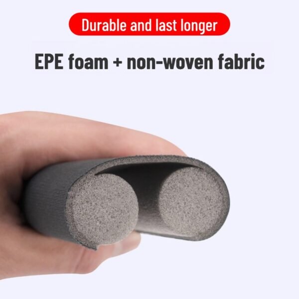 No-stick door bottom sound insulation sealing strip