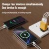 120W dual USB + dual typec UK standard fast charging charger