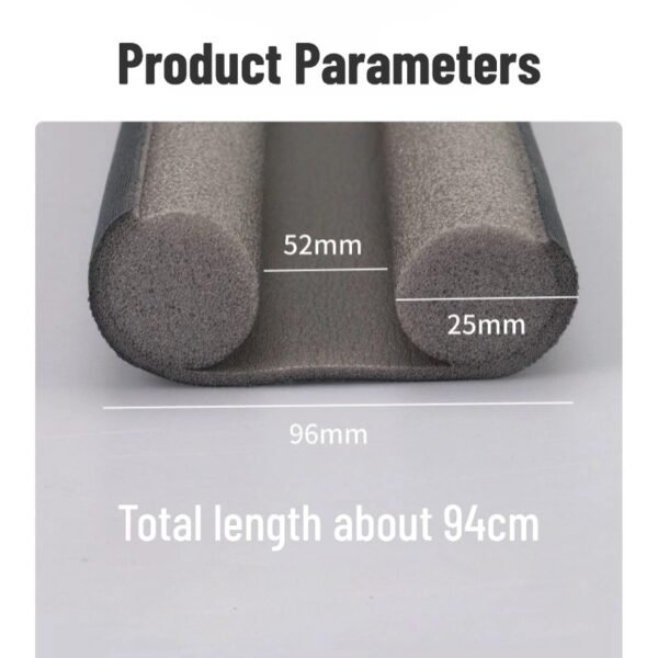 No-stick door bottom sound insulation sealing strip