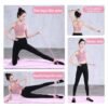 4 Figure-8 resistance band, home fitness yoga equipment, elastic band for Pilates, shoulder opener, and back beautifier.