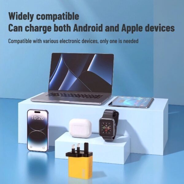 120W dual USB + dual typec UK standard fast charging charger