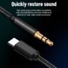 AUX car audio cable type-c adapter 3.5mm cable