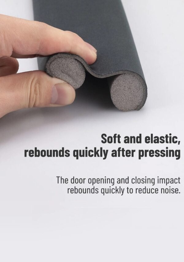 No-stick door bottom sound insulation sealing strip