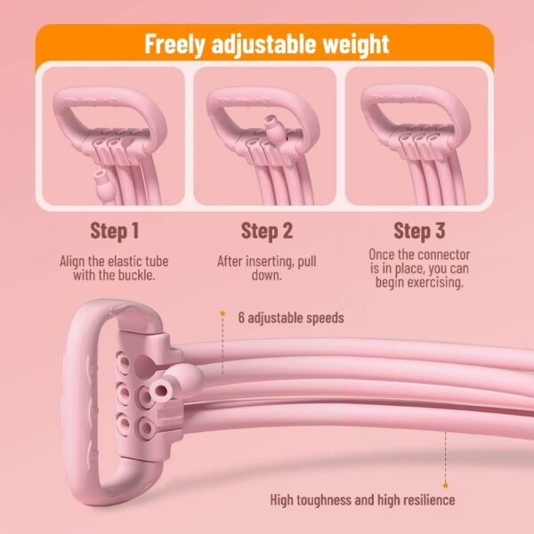 Figure-8 resistance band fitness back and shoulder stretching strap elastic resistance rope