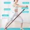 Yoga fitness resistance band digital elastic band resistance band shoulder opening stretcher