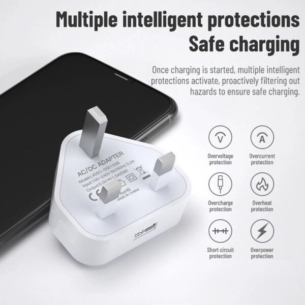 5V1A mobile phone charger, triangular USB fast charger