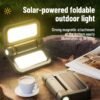 2 Strong magnetic attraction new outdoor camping light, household emergency light, solar rechargeable lighting, work light
