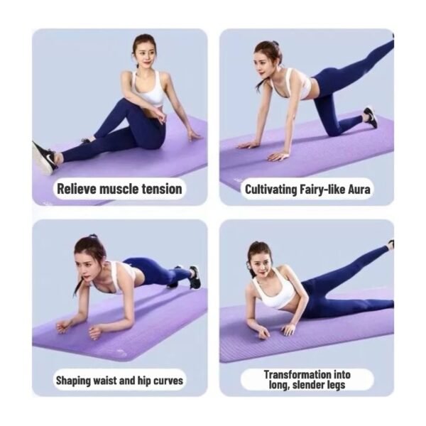 185*61*1cm High-density thickened non-slip yoga mat with storage bag