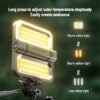 3 Strong magnetic attraction new outdoor camping light, household emergency light, solar rechargeable lighting, work light