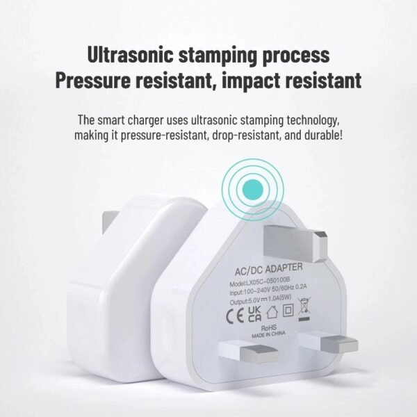 5V1A mobile phone charger, triangular USB fast charger