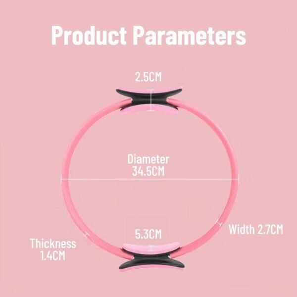 Pilates ring, yoga assist elastic ring, waist and leg slimming fitness ring, yoga back opening resistance ring