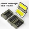 主图1 Strong magnetic attraction new outdoor camping light, household emergency light, solar rechargeable lighting, work light