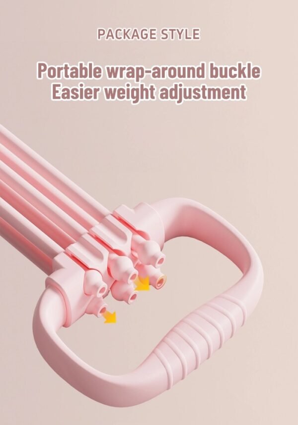 Figure-8 resistance band fitness back and shoulder stretching strap elastic resistance rope