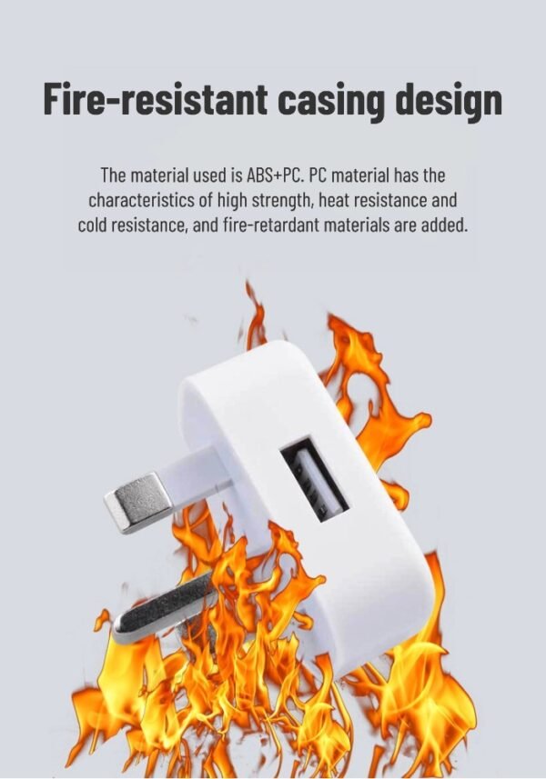 5V1A mobile phone charger, triangular USB fast charger