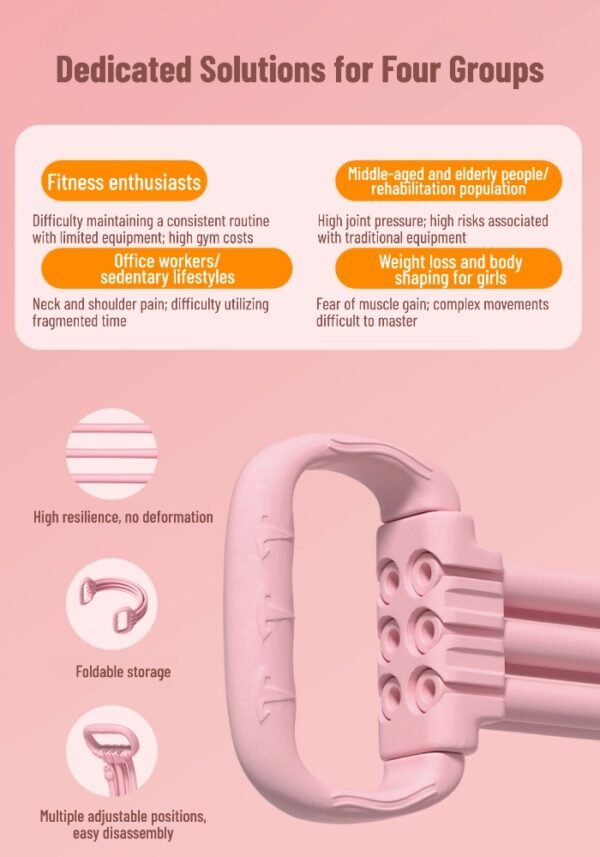 Figure-8 resistance band fitness back and shoulder stretching strap elastic resistance rope