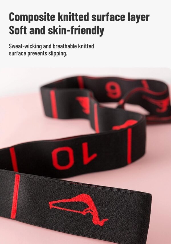 Yoga fitness resistance band digital elastic band resistance band shoulder opening stretcher